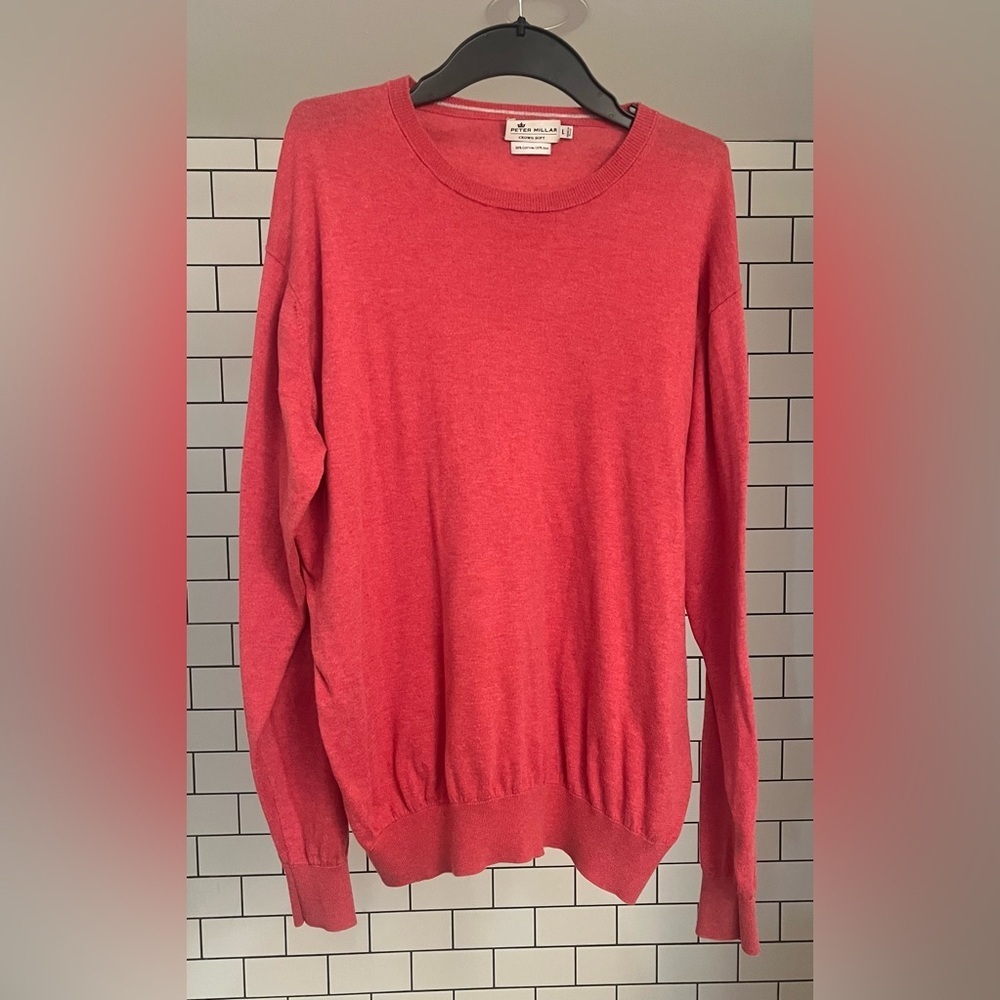 Peter Millar Crown Soft Crewneck Sweater — Men’s Large